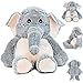 YUEHAPPY® Stofftiere, Plüschtiere Mit Riesenelefanten Stofftiere Geschenke Grau, Kissen, Weich Und Bequem Und Warm, Geburtstagsgeschenke,98cm