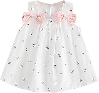 Vestido de bebê flor menina vestido floral princesa meninas festa arco vestido infantil estampado e saia vestido