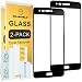 [2-PACK]-Mr Shield For LG Aristo [Tempered Glass] [Full Cover] [Black] Screen Protector with Lifetime Replacement Warranty