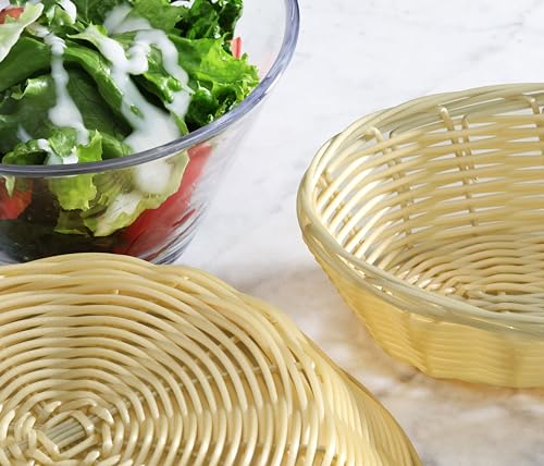 image for New Star Foodservice 44218 Food Serving Baskets 9 x 4.25 x 2 inch Oblo