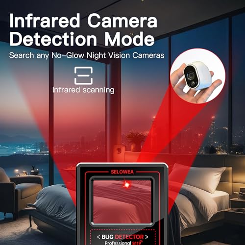 SELOWEA Hidden Camera Detector, Anti Spy Bug GPS Tracker Finder for Travel — view 6