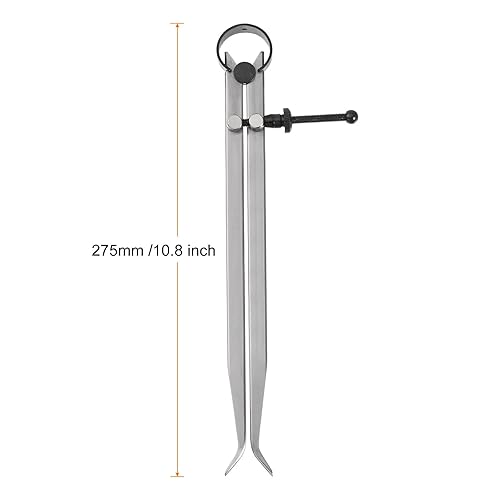 Miniatura 11 de HARFINGTON Pinza de junta de resorte de 12 pulgadas / 11.811 in de resorte ajustable dentro de la pinza con tuerca sólida para torno de madera