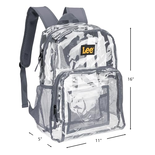 Sac en plastique transparent Lee résistant à l'eau et aux déchirures