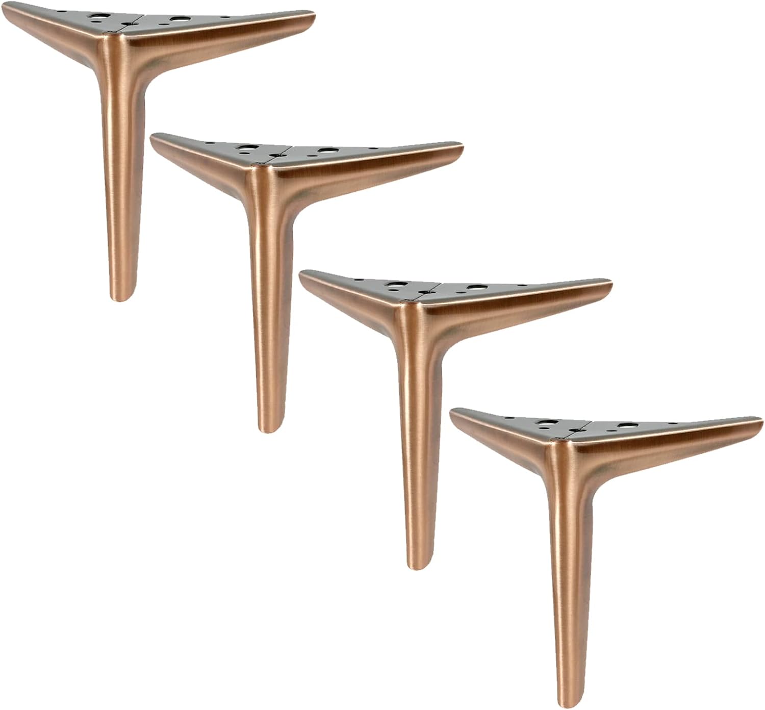 Furniture Table Legs-Cabinet Legs-Sofa Legs-Replacement Furniture Feet-Desk Legs,Multi-Color Optional,for Kitchen/Bathroom,4 Pcs Furniture Legs with Screws 12cm 15cm 19cm,Redancient-15cm(5.9in)