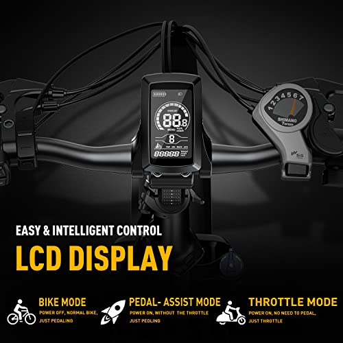 Heybike Ranger Electric Bike For Adults 500W Foldable Ebike With 48V 15Ah Removable Battery, Hey Bike 20" X 4.0 Fat Tire Electric Bicycle Step-Thru Folding Ebikes For Adults With Dual Shock Absorber #TOP1