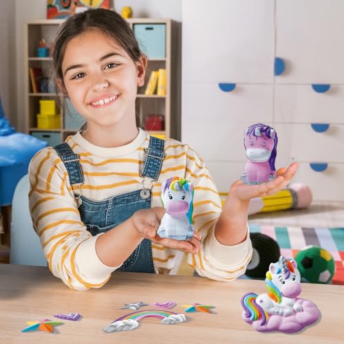 Be Creative Figurines Licornes 10 objets à réaliser en plâtre Décoration Loisir créatif Dès Ravensburger - vue 10