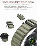 Pasek Nylonowy Compatible with Garmin Fenix 7X/6X/5X, Tactix 8/7, Epix Pro 51mm, Instinct 2X, QuickFit 26mm Pasek Sport - Oliwkowy
