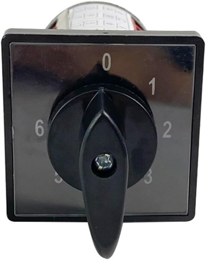 HZ8B-20/3/4 Electric Control Switch 4 Levels 20A 0-6 Positions Universal Changeover Rotary Cam Switch Interruptor HZ5B-20/4