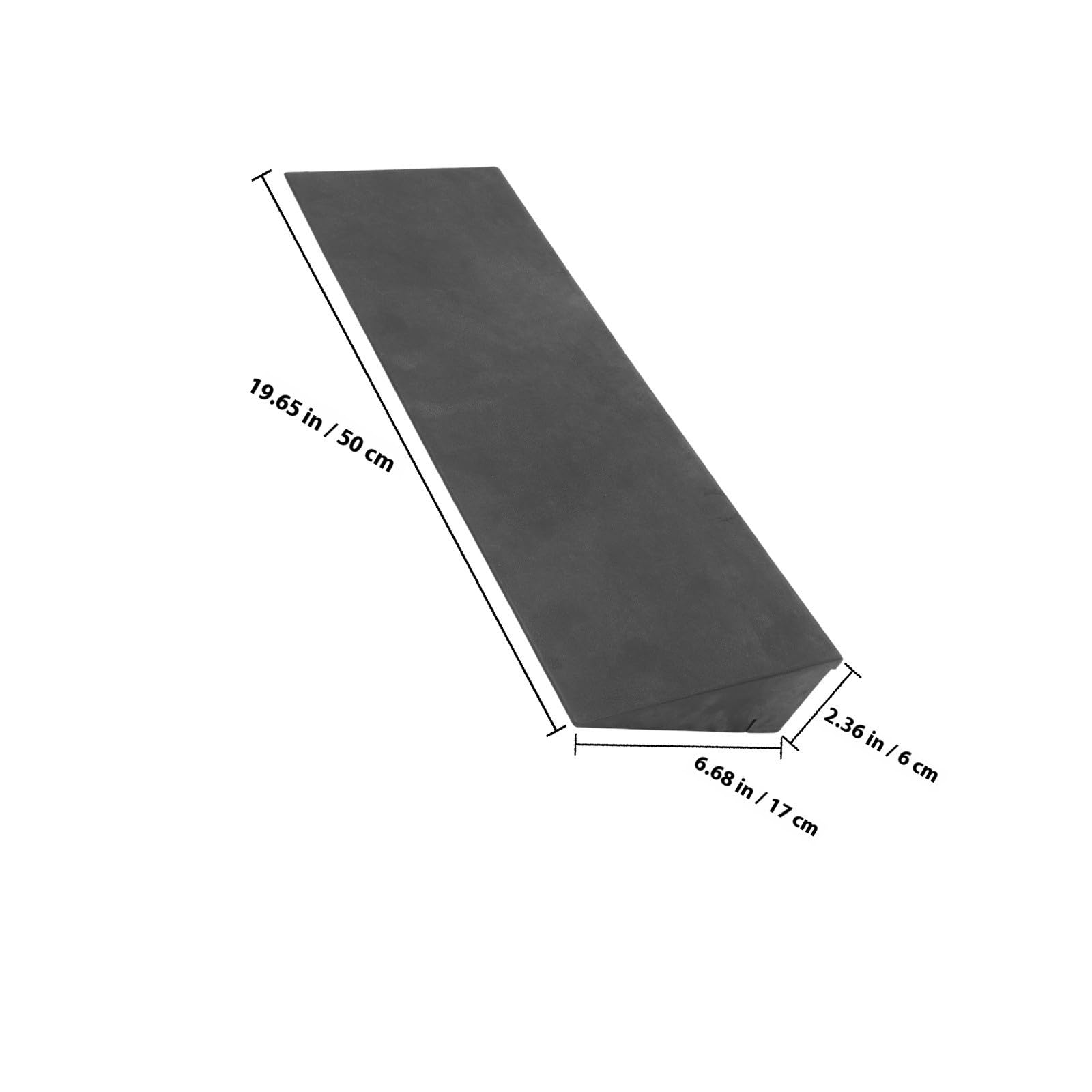 Rampa de Umbral de Puerta de Goma Negra para Escalones y Robots