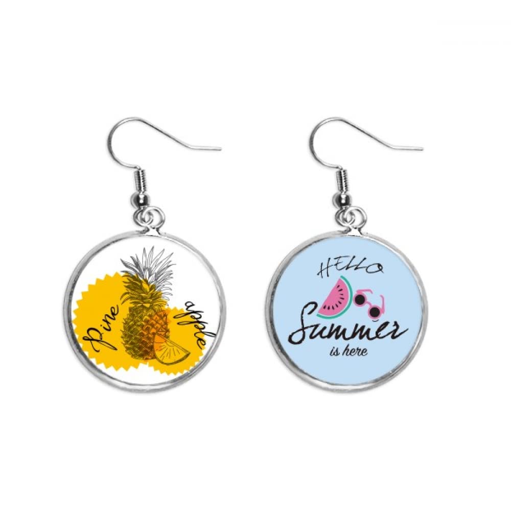 Pendientes de piña amarillos para lucir en la playa este verano 5