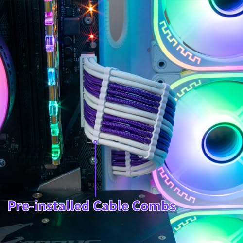 Cpu Cable Mod Sirlyr PSU Extension Cable Kit,Custom Sleeved Power Supply Cable Mod ...