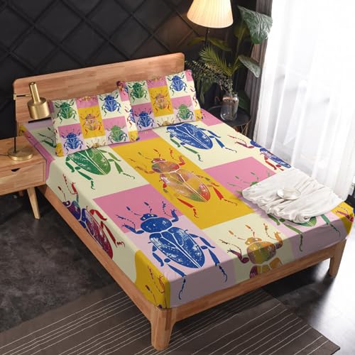 Fizzenobia 4865930217296 Bug Sheets Twin Xl & Bedroom Decor thumb #1