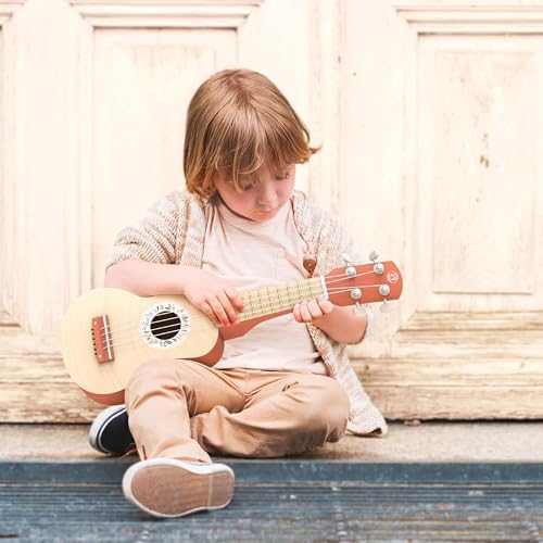  Speedy Monkey Kids Wooden Ukulele - Beautiful Terracotta 4-String Musical Instrument for Musical Development
| Speedy M
