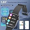 TRAUSI Smart Watch for Men, 120 Sports Modes Smartwatch with 1.83" HD, Alexa Built-in, Heart Rate/Sleep Monitor, IP67 Waterproof, Bluetooth Call & Music Control Fitness Watch for iPhone/Android Black #2