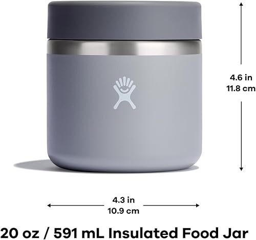 Miniatura 14 de Hydro Flask Tarro de comida – Acero inoxidable aislado, contenedor de viaje para comida caliente, almuerzo y sopa 20 onzas, negro