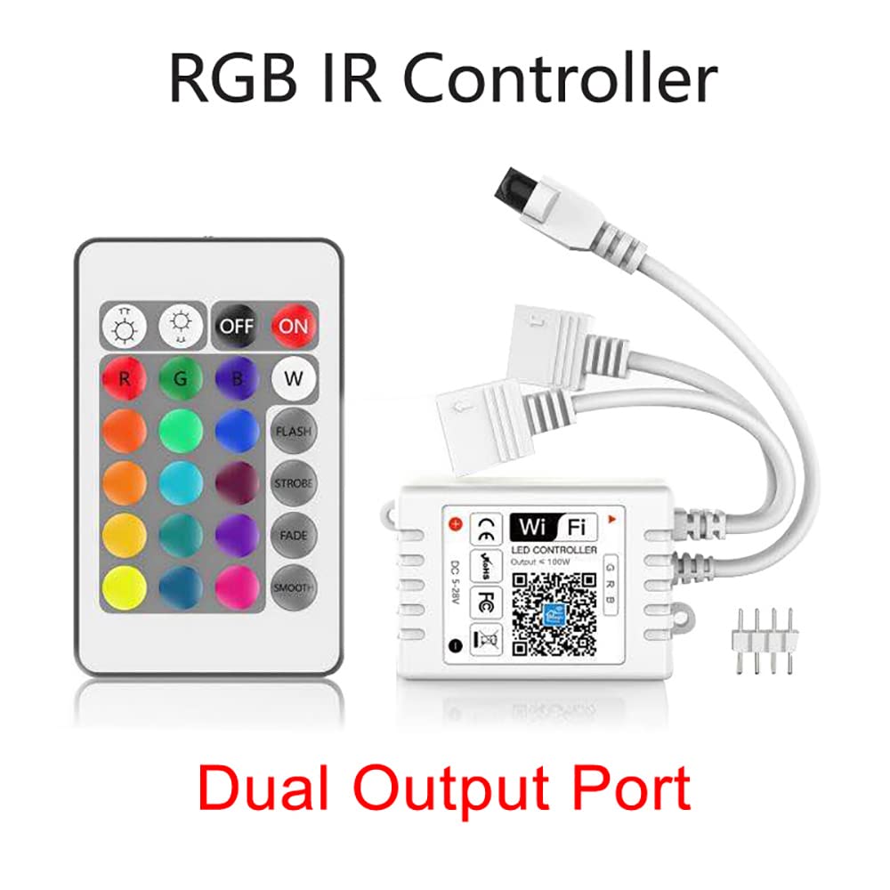 Controler inteligent Magic Home WiFi LED cu porturi de ieșire duble