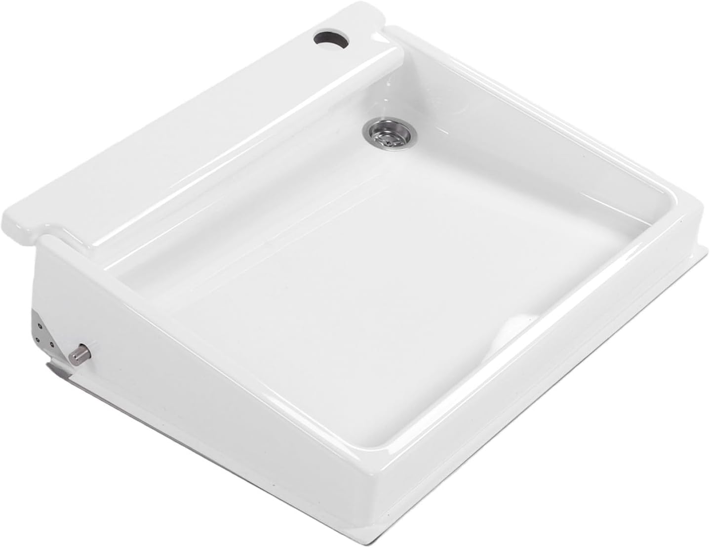 Tbest RV Acrylic Folding Sink White Foldable Basin Faucet Boat Yacht Camping Vehicle