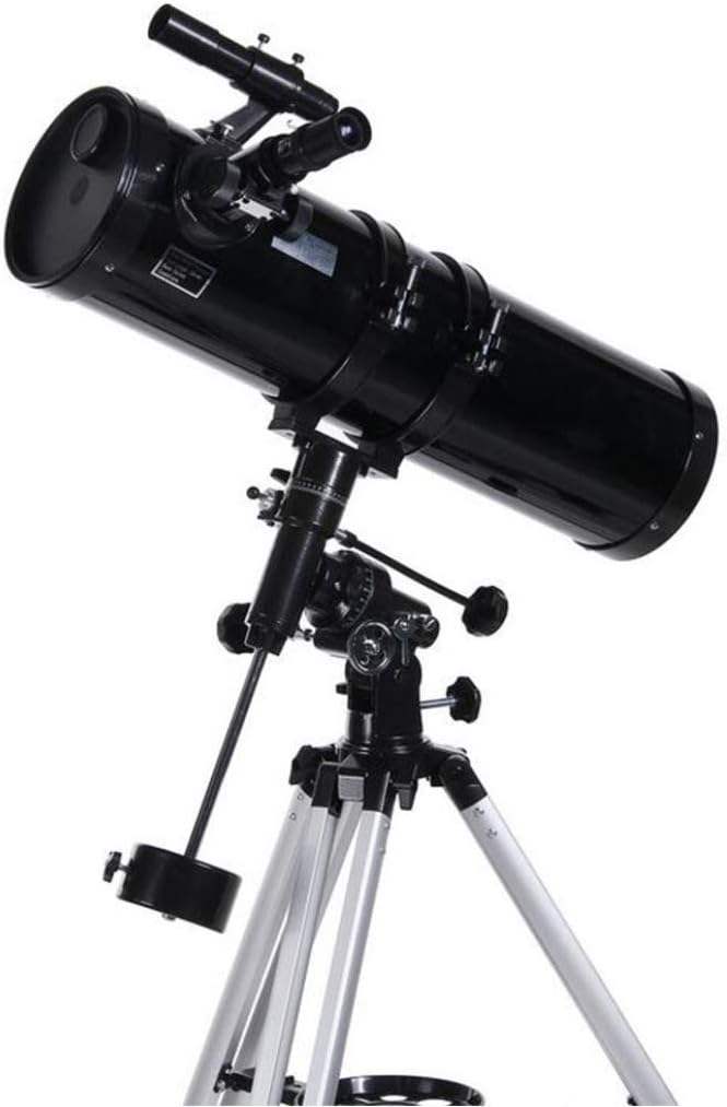 Telescope for Kids &Adults &Beginners 150mm Aperture Astronomical Refractor Telescope Fully-Coated Glass Optics with Adjustable Tripod and Moon Filter Black_71x46x33cm