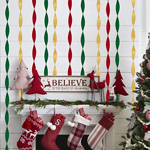 Crepe Paper Streamers Decors For Birthday Wedding Festival Ornament Graduation Colorful Candyland Party Backdrop, Rainbow Diy Supplies, Art Crafts （2 Pack Gold) #TOP6