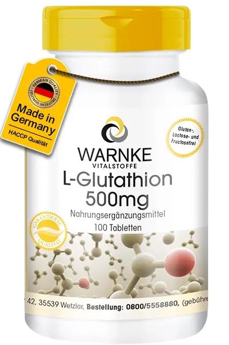 glutathione in germany WARNKE Health Products L Glutathione 500mg – Reduces – 100 Vegan Tablets :  Amazon.de: Health & Personal Care