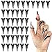 XIPEGPA 40 Pieces Full Finger Set Claws Rings Vintage Nails Metal Ring Finger Claws Cosplay Gothic Talon Nail Fingertip Claw for Cosplay Nail Art Holiday Party