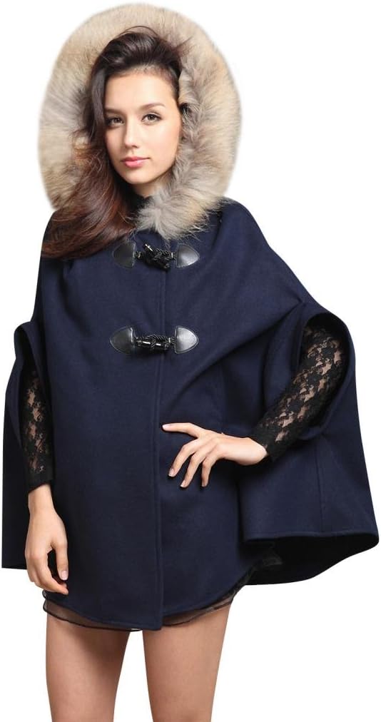 CgQgXn Womens Luxurious Comfortable Wrap Cloak Cape