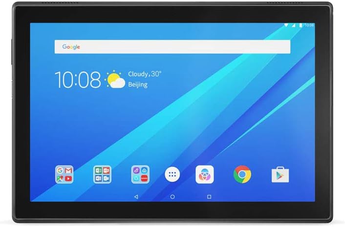 Lenovo Tab 4 (ZA2K0139GB) 10.1" HD 4G LTE Tablet Qualcomm MSM8917 Processor, 2GB RAM, 32GB Storage, IPS TFT Display, Android 7.1 - Black