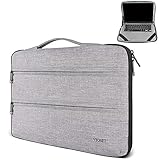 Laptop Case, 13.3 inch Laptop Sleeve, Laptop Carrying Case Water Resistant Laptop Protective Case with with Accessory Pocket for 13-13.3 inch Microsoft, MacBook Air, HP Dell Notebook, Grey