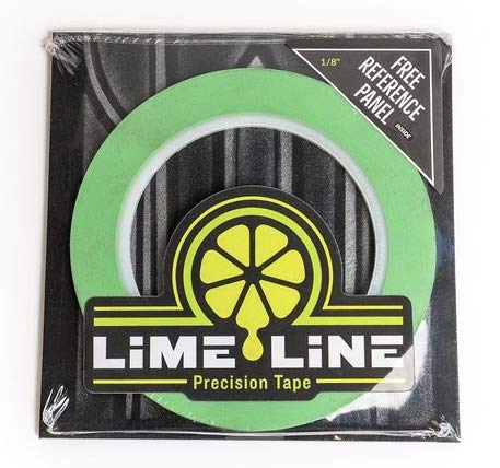 Fita de mascaramento para pinstriping automotivo LiME LiNE 1/8" verde – 1 rolo