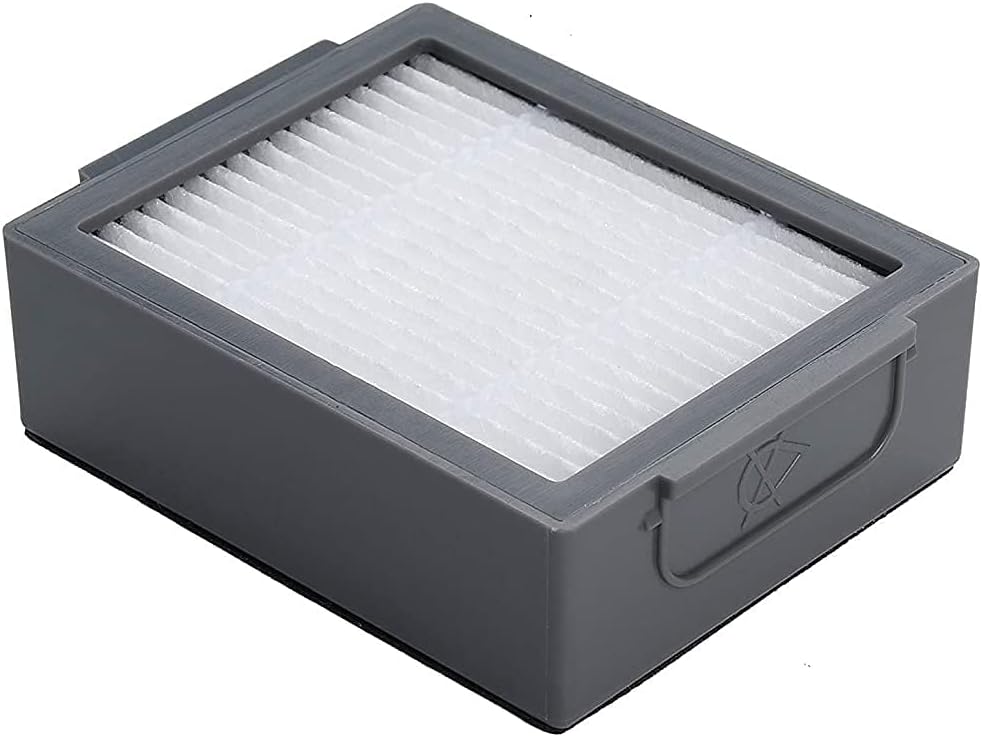 Replacement Parts for iRobot Roomba i3 i3+ i4 i4+ i7 i7+ i8+ i6 i6+ Plus E5 E6 Vacuum Cleaner,2 Rubber Brushes & 8 HEPA Filters & 10 Edge-Sweeping Side Brushes