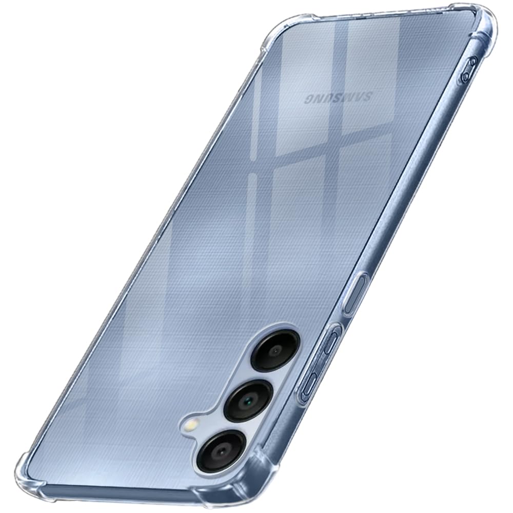 TheGiftKart Crystal Clear Back Cover Case for Samsung Galaxy A25 5G | 360 Degree Protection | Shock Proof Design | Transparent Back Cover Case for Samsung Galaxy A25 5G (PC & TPU, Transparent Bumper) (B0CR1594VK) Amazon Price History, Amazon Price Tracker