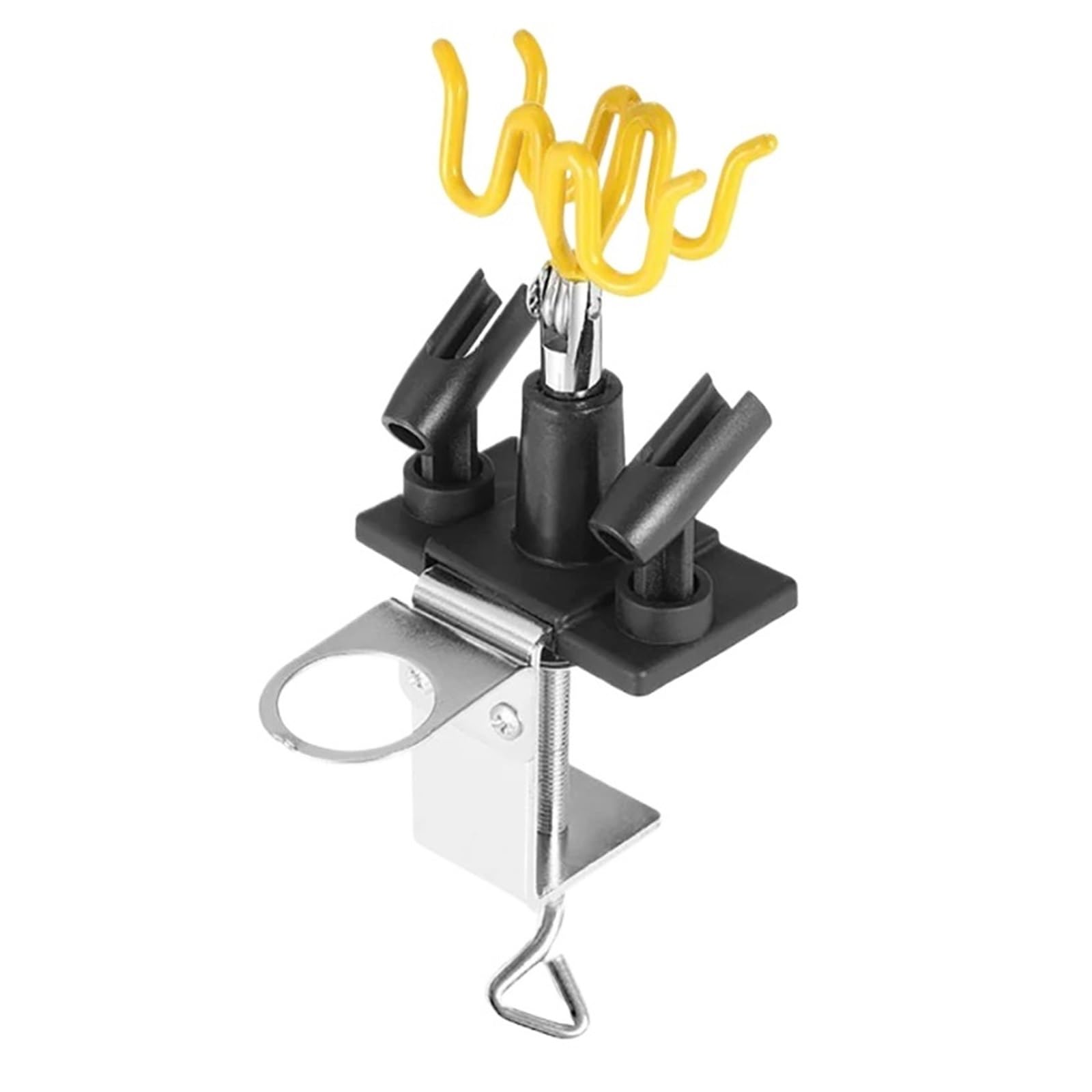Support pour aerographe rotatif a pince robuste station d'accueil pour 4 brosses a air