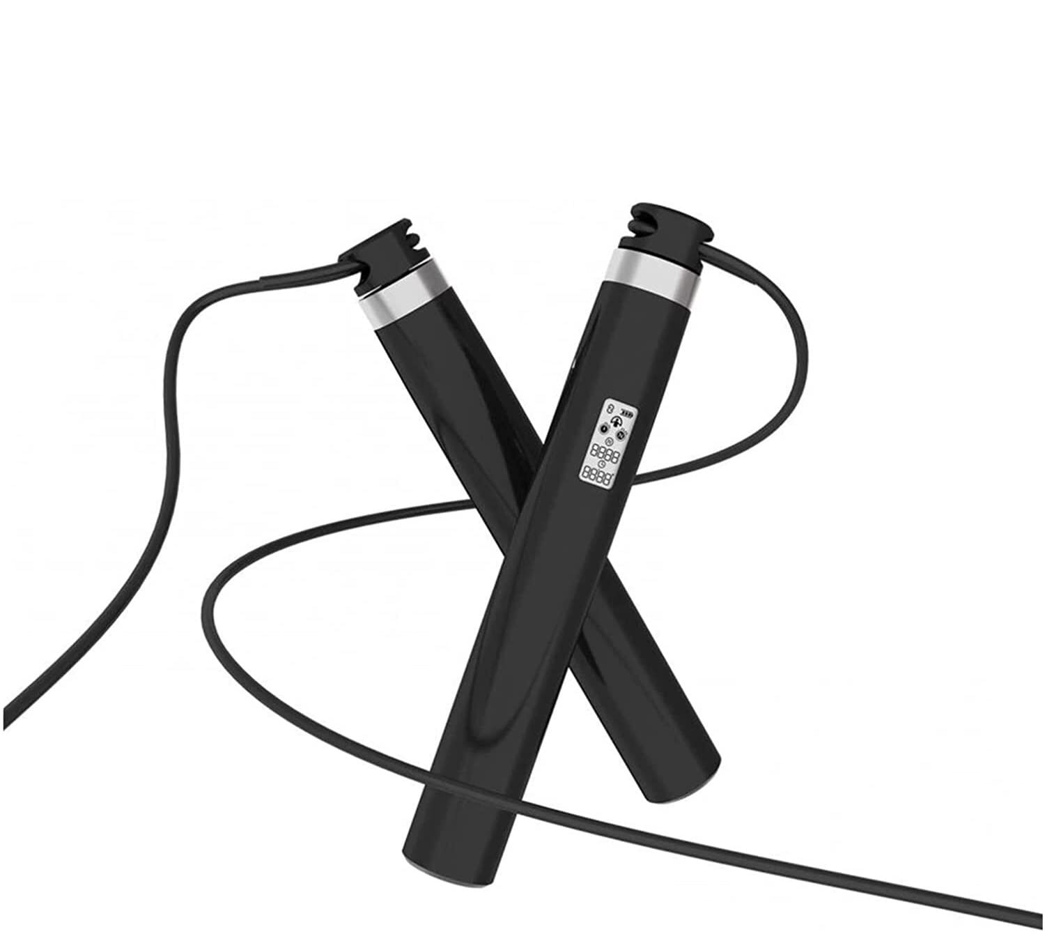 Cuerda para Saltar Cuerda De Saltar Entrenamiento Fitness Ajustable Bluetooth Smart Sports Electronic Count Mango Antideslizante Fitness