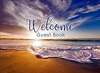 Guest Book for Vacation Home, Beach Edition: Beach House Log Book for Vacation Rental, Airbnb, VRBO and more 1726885836 Book Cover