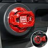 Original | Tybasthe Push Start Button Cover, Car Engine Start Stop Button Cover Protector, Cool Car Accessories Interior Decor Sticker Motorcycle Key Ignition Switch Cover, Red