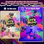 160 Pcs Neon Balloons Arch Garland Kit, Glow in the Dark Birthday Party Decorations, UV Balloons Party Banner Glow Party Supplies Neon Birthday Party Decor - Image 4