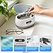 Magnasonic Ultrasonic Cleaner - 20oz Tank Ultrasonic Jewelry Cleaner & Ultrasonic Retainer Cleaner, Digital Timer, 5 Cleaning Modes for Glasses, Rings, Dentures, Tools, Aligners (UC22)