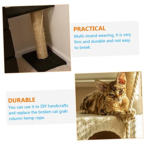 Yardwe 5 Unidades corda de resistente ao desgaste corda de arranhador de gato resistente ao desgaste