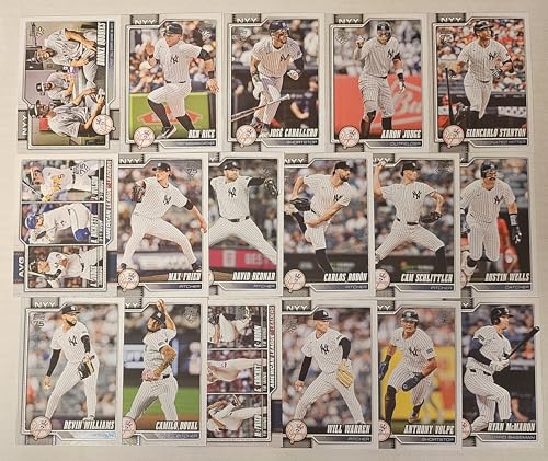 2026 Team Set New York Hand Collated Bagged 17 Card Topps Yankees Team Set Series 1