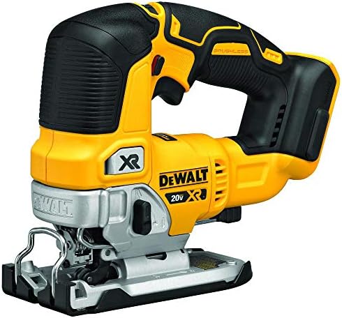 DEWALT 20V MAX XR Jigsaw, 3,200 Blade Speed, Cordless, Brushless Motor, LED Light, Bare Tool Only (DCS334B)