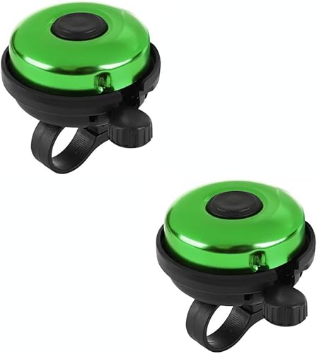 Miniatura 9 de Accmor Campana de bicicleta clásica, campana de bicicleta de aluminio, sonido nítido y claro para bicicleta para adultos y niños