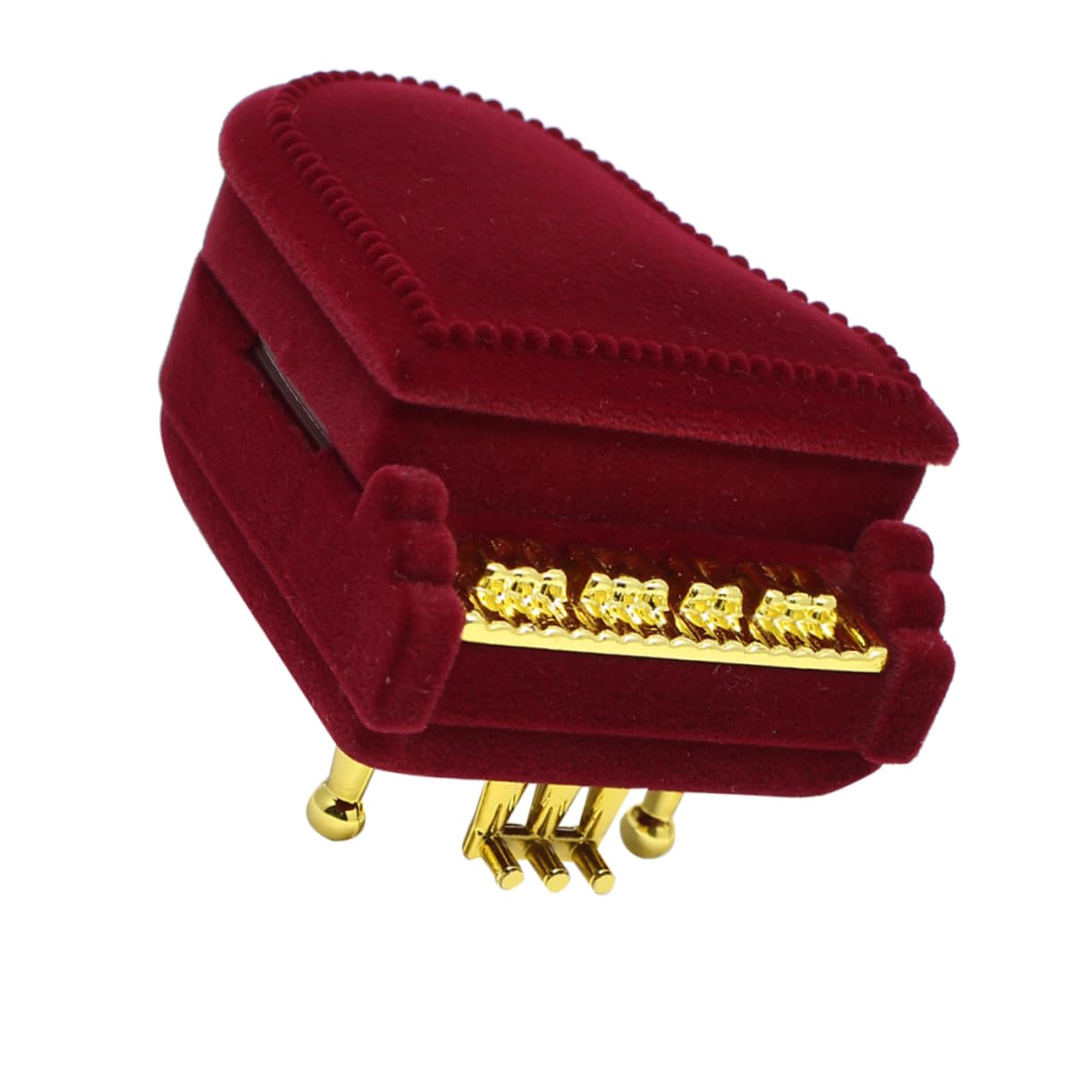 MWTSYSQ Ornament Elegant Piano Jewelry Box Custom Ring Storage Case Earring Necklace Ornament