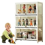 【Bois De Bambou Naturel Sélectionné】La Vitrine Utilise Un Revêtement De Porte En Acrylique Et Un Cadre En Bambou Naturel Pour Garantir Que Le Contenu Est Clairement Visible à L'intérieur. Le Panneau Arrière Est En Carton Dense Qui Peut être Utilisé Comme Armoire Au Trésor Pour Présenter Votre Collection De Livres Ou D'artisanat.