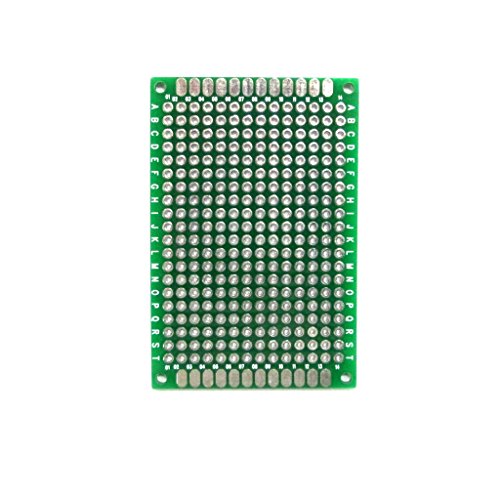 gazechimp Placa Universal De PCB Prototipagem Dupla Em Fibra De Vidro 10pcs (4 X 6 Cm)