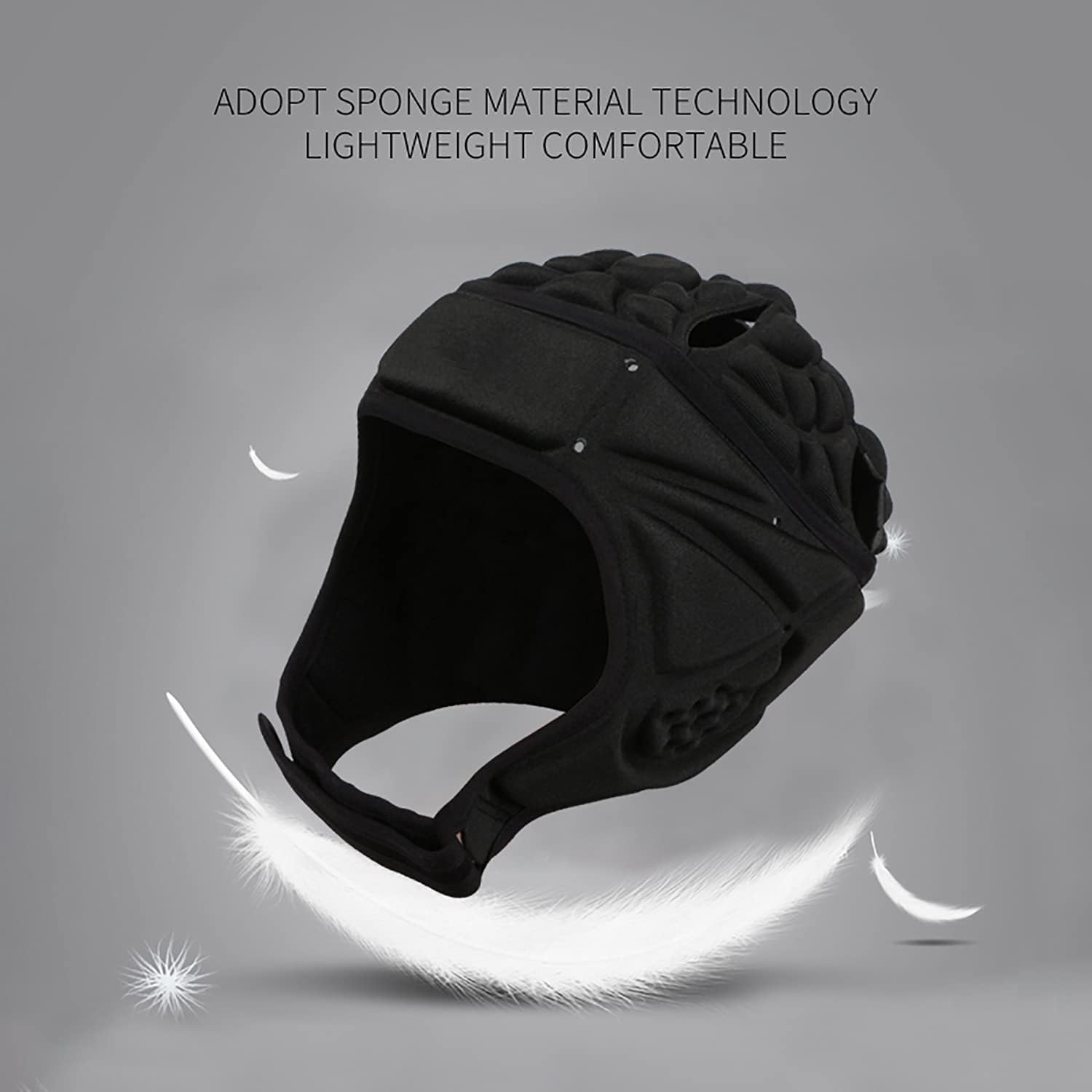 Gennyil Soft Helmet Flag Soft Padded Headgear 7v7 Soft Shell Head Protector Goalkeeper Football Rugby Helmet Youth and Adult Sizing 7v7 Soft Shell (Color : L) : Sports & Outdoors