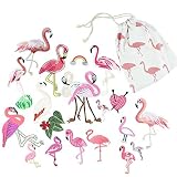 Pink Flamingo Applique Patches Sew on/Iron on Patches for Jeans, Clothes, Jackets, Dress, Hats, Badg