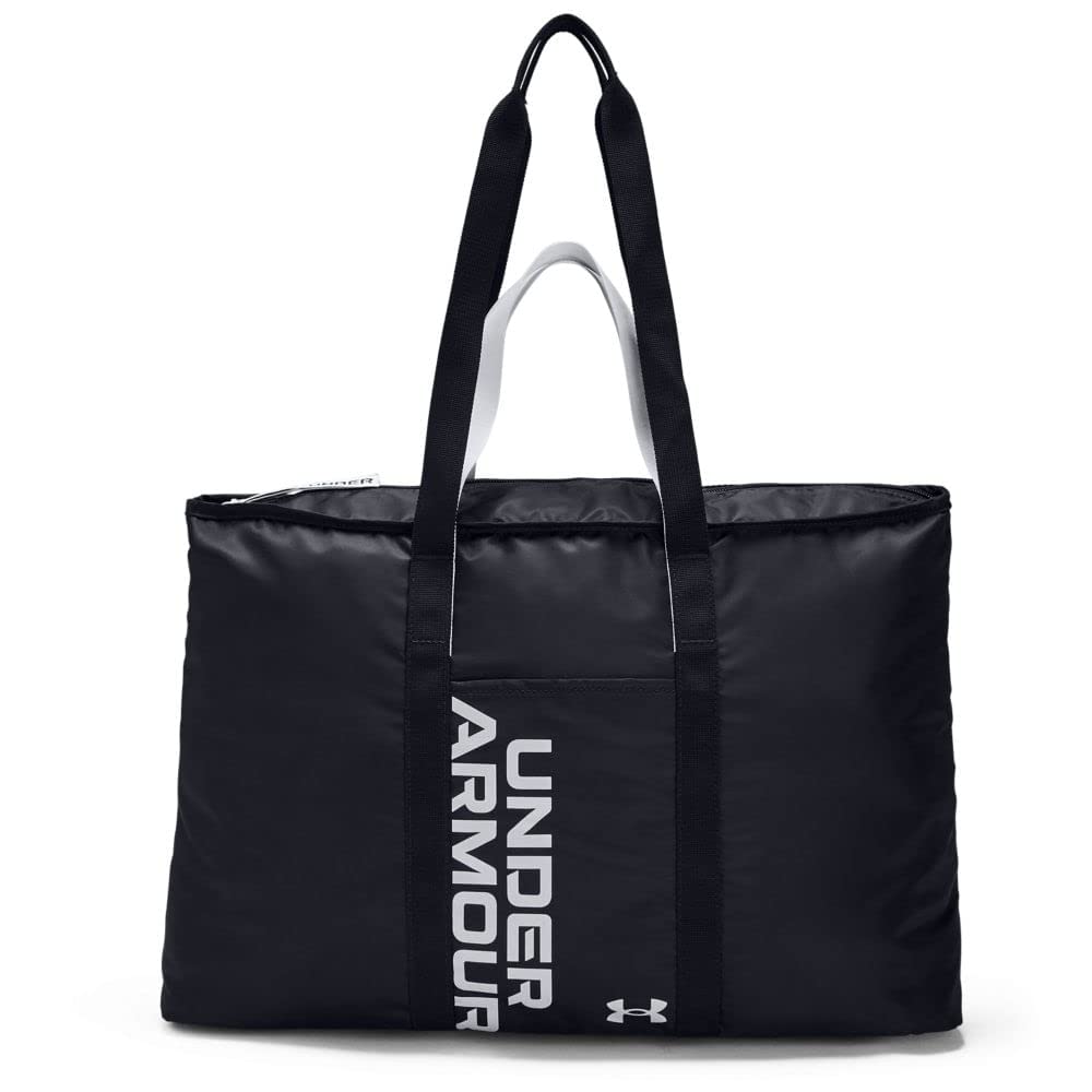 Under Armour Women's Black Nylon Fabric Tote Bag, Shopping Bag, Handbag Regular 1352121-002