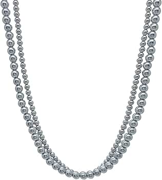 Amazon | [Sprouor] ボールチェーン ネックレス チェーン ロング