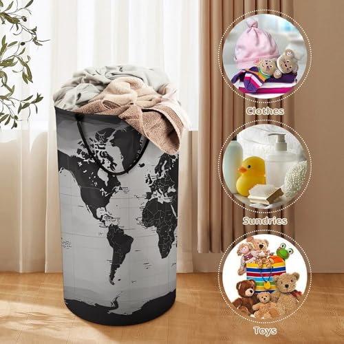 Panier à linge imperméable et pliable, bac de rangement jouets et vêtements - 4