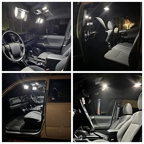 Kit de lâmpadas interiores LED brancas 6 peças para Honda Fit 2009 2010 2011 2012 2013 2014 Mapa Dom